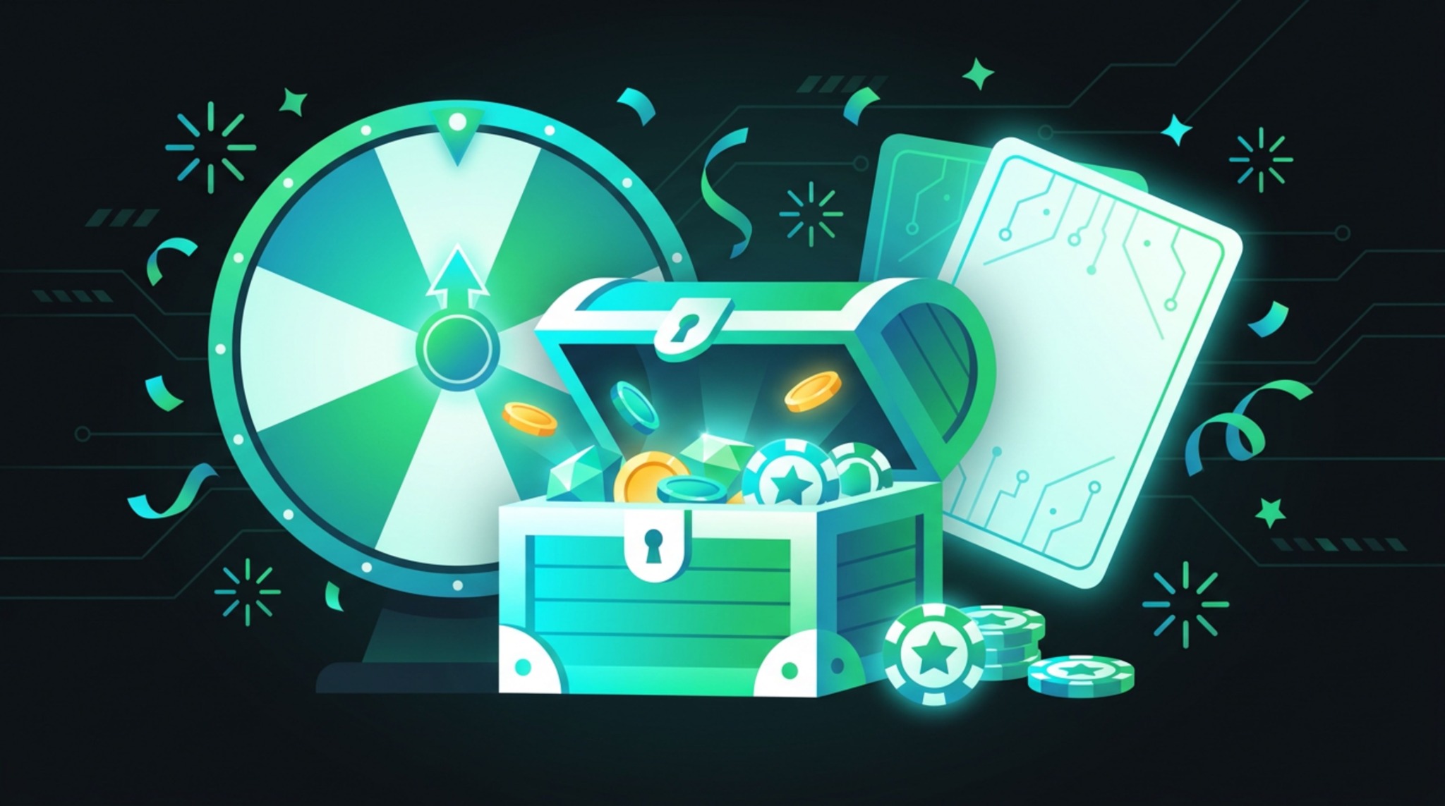 Illustration zu Swiftspiele Bonus, Gewinnrad und Willkommensangebot